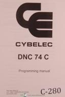 Cybelec-Cybelec DNC 74 C, Programming, Machine Parameters Manual Year (1995)-DNC 74 C-01